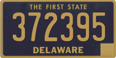 DE license plate 372395
