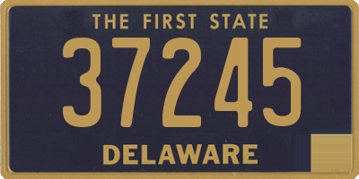 DE license plate 37245