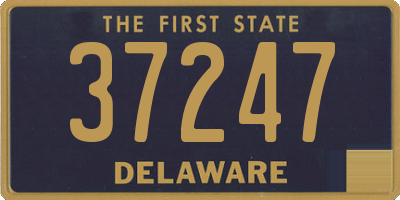 DE license plate 37247