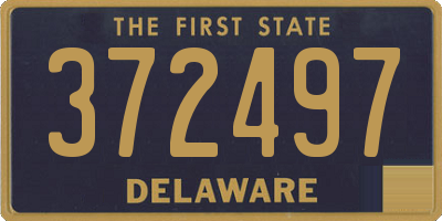 DE license plate 372497