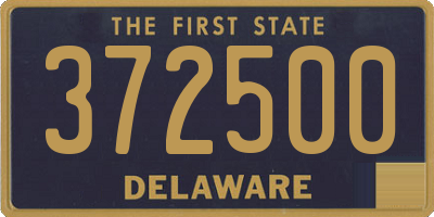 DE license plate 372500