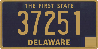 DE license plate 37251