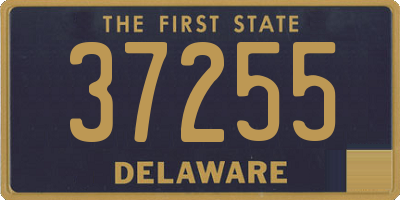 DE license plate 37255