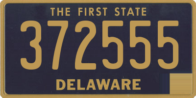 DE license plate 372555