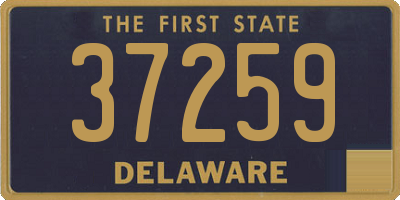 DE license plate 37259