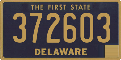 DE license plate 372603