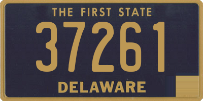 DE license plate 37261