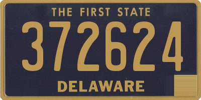 DE license plate 372624