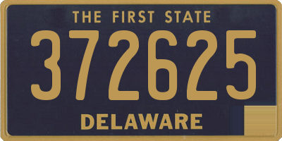 DE license plate 372625