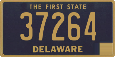 DE license plate 37264