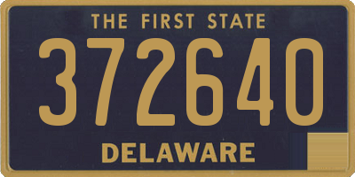 DE license plate 372640