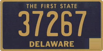 DE license plate 37267