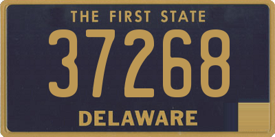 DE license plate 37268