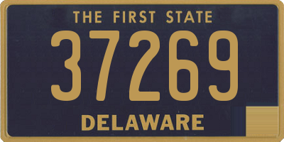 DE license plate 37269
