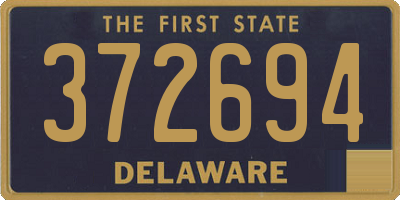 DE license plate 372694