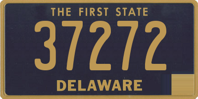 DE license plate 37272