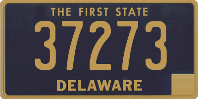 DE license plate 37273