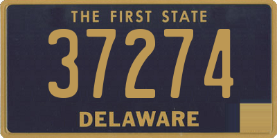 DE license plate 37274