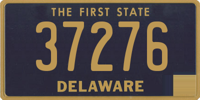 DE license plate 37276