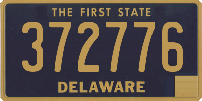 DE license plate 372776