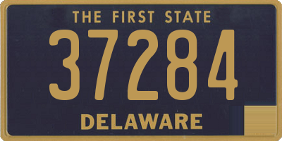 DE license plate 37284
