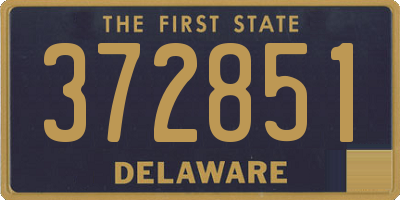 DE license plate 372851