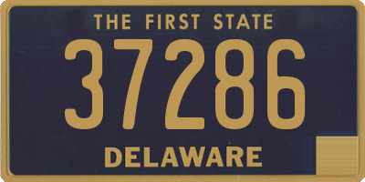 DE license plate 37286