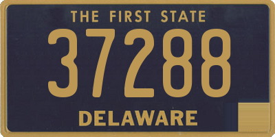 DE license plate 37288