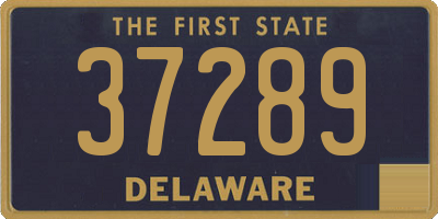 DE license plate 37289