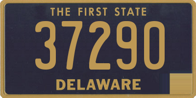 DE license plate 37290