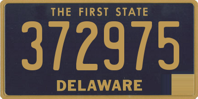 DE license plate 372975
