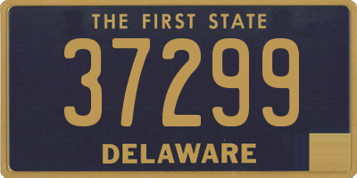 DE license plate 37299