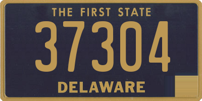 DE license plate 37304