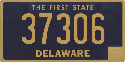 DE license plate 37306