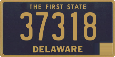 DE license plate 37318