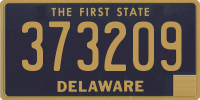DE license plate 373209