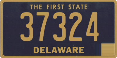 DE license plate 37324
