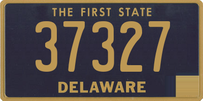 DE license plate 37327