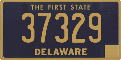 DE license plate 37329