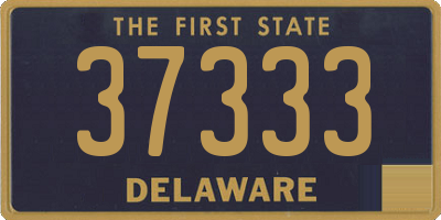 DE license plate 37333