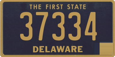 DE license plate 37334