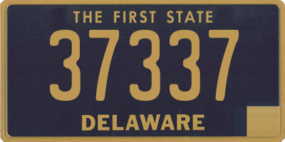 DE license plate 37337