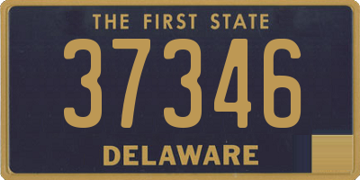 DE license plate 37346
