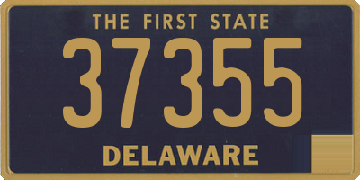 DE license plate 37355