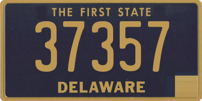 DE license plate 37357