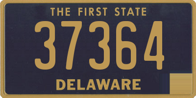 DE license plate 37364