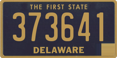 DE license plate 373641
