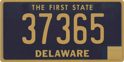 DE license plate 37365