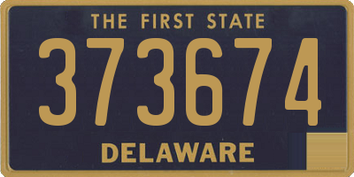 DE license plate 373674