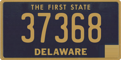 DE license plate 37368
